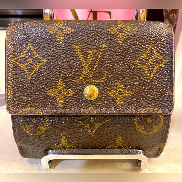 LOUIS VUITTON Monogram Portefeuille Elise Double-Sided Compact Wallet, FUC - Picture 2 of 9